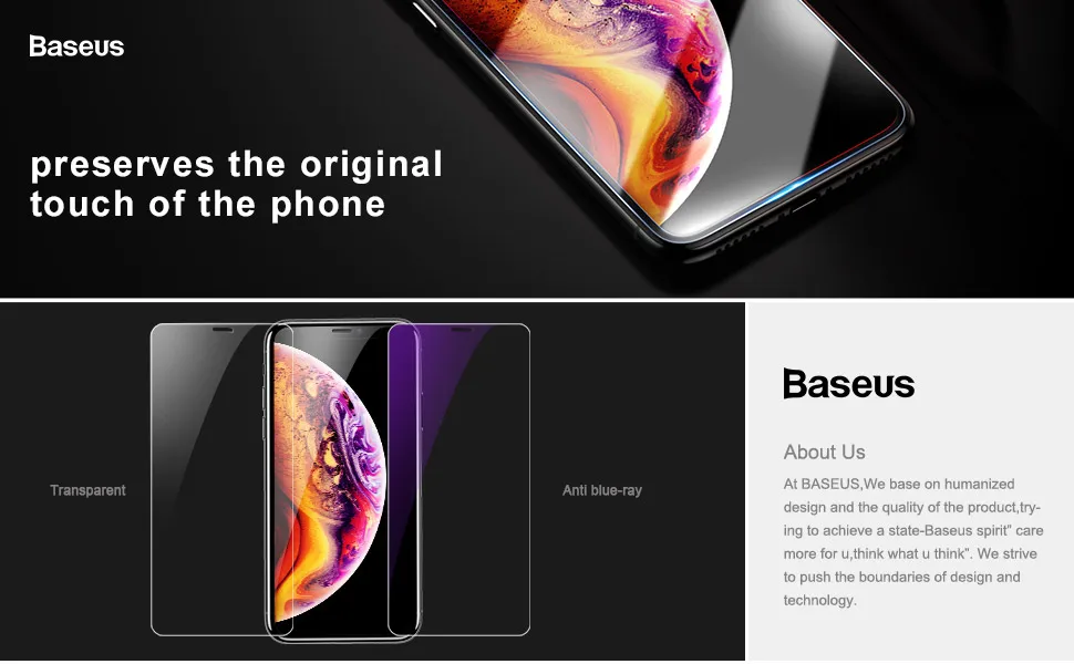 Защитная пленка Baseus 0,3 мм для iPhone X Xs Max XR из закаленного стекла, передняя крышка, защитная пленка из закаленного стекла для iPhone Xsmax