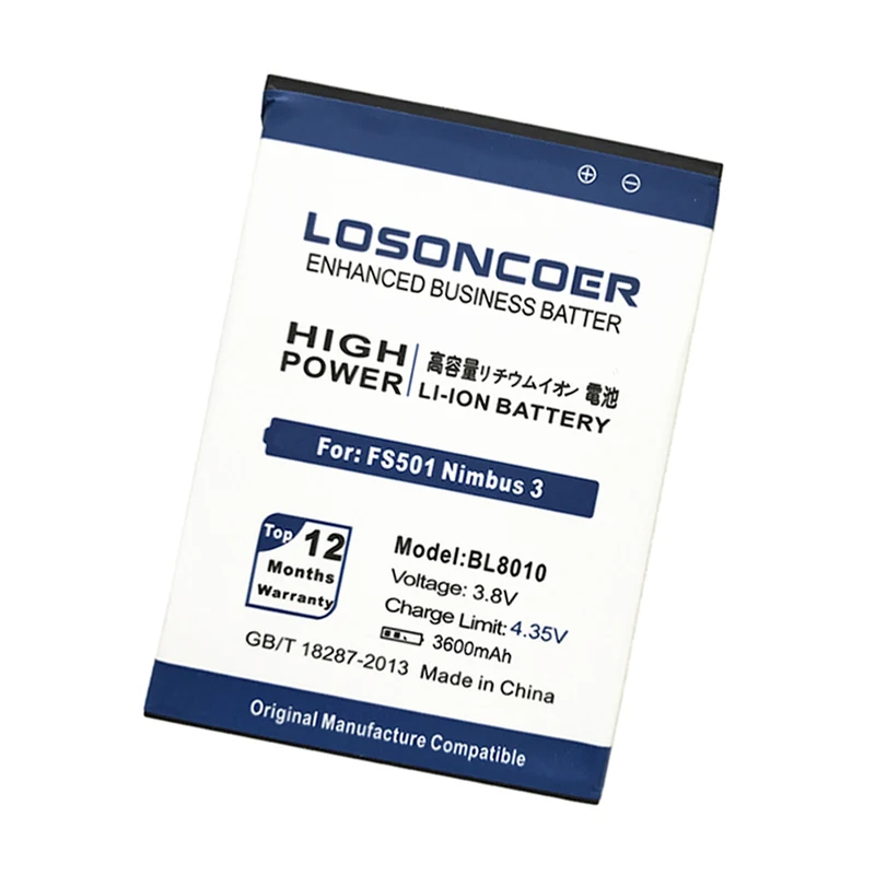 BL8010 Battery for Fly FS501 BL 8010 Nimbus 3 (6)
