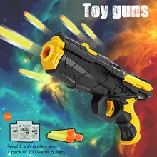 Outdoor Fun Sports font b Toy b font Gun Children Gifts CS Game gun Soft Bullets