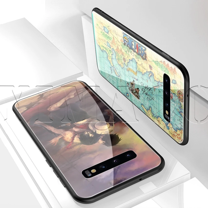 Yimaoc Одна деталь Стекло чехол для samsung Galaxy S7 S8 S9 S10 Plus, Note 8, 9, 10, A50 A20 A10 A70