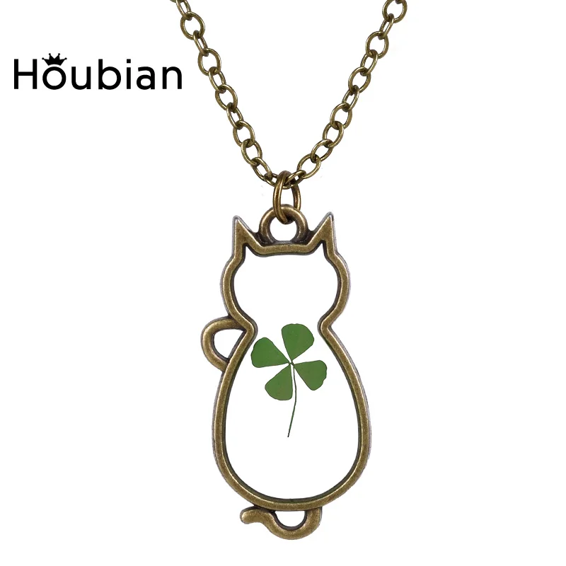 Houbian DIY Подвески подвески в виде животных кошек ожерелье для девочек образец