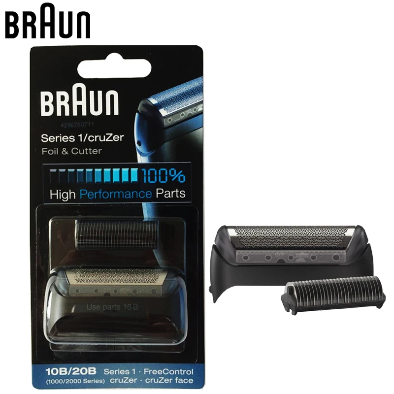 Braun 10B/20B (1000/2000 Series) Foil & Cutter Replacement High