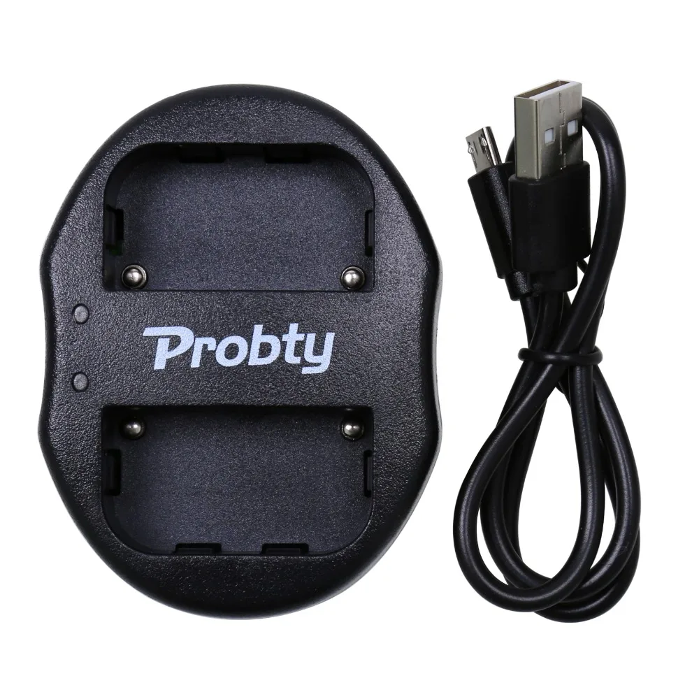 PROBTY NP FM50 NP FM50 NPFM50 Dual Channel USB Charger For For SONY NP ...
