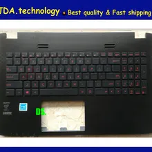 Wellendorff genines для ASUS Flying Fortress ROG ZX50 ZX50J ZX50JX GL552 GL552VW GL552J Упор для рук США Клавиатура рамка верхняя крышка