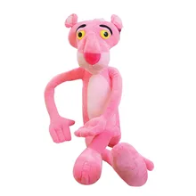 40 CM Cute Pink Naughty Leopard Pink Panther Plush Stuffed Toys Baby Kids Doll Brinquedos Factory Price
