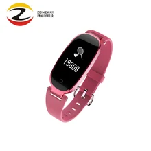 2 шт. женский S3 Мода Смарт Браслет Для женщин монитор сердечного ритма Смарт наручные Smartwatch леди группа Фитнес трекер Браслет