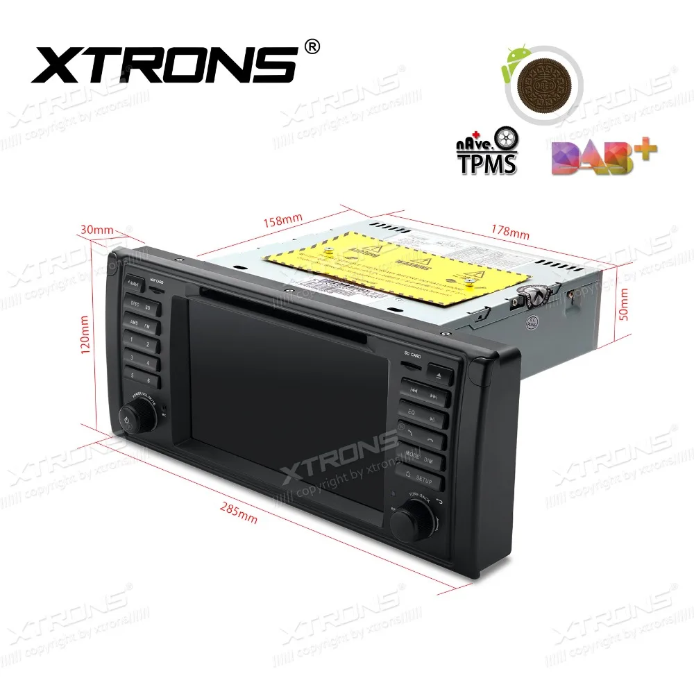 Flash Deal XTRONS 7"Android 8.1 Car DVD Player Radio GPS RCA RDS WIFI CANbus for BMW E39 M5 1999 2000 2001 2002 2003/7 Series 1997 1998 3