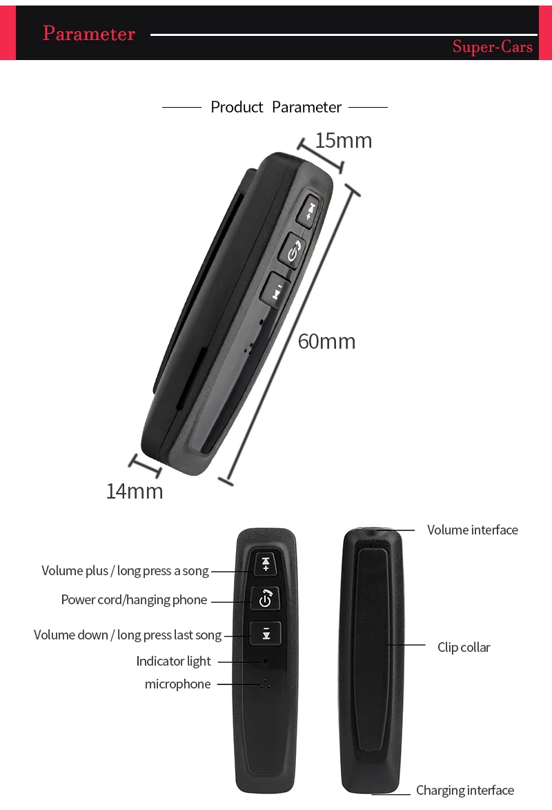 Автомобильный Bluetooth приемник 3,5 мм электронный комплект AUX беспроводной адаптер Hands Free телефон динамик аудио музыкальный плеер Авто аксессуары