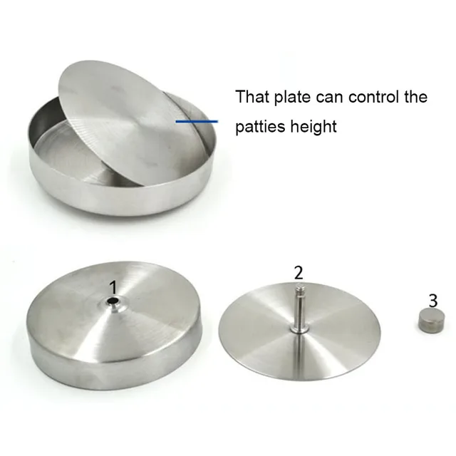 Handy Manual Eco-Friendly Stainless Steel Patty Maker 4