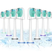12 шт./лот Замена Зубная щётка головки с крышкой для Philips Sonicare HX6530 HX9340 HX6930 HX6710 HX9140 HX6921HX6711 HX6730 12 шт./лот Замена Зубная щётка головки с крышкой для Philips Sonicare HX6530 HX9340 HX6930 HX6710 HX9140 HX6921HX6711 HX6730