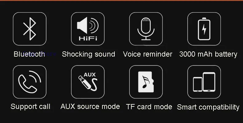 Мощный четыре рога деревянный Bluetooth динамик портативный сабвуфер музыка bluetooth аудио приемник handfree вызов Беспроводной HIFI колонки