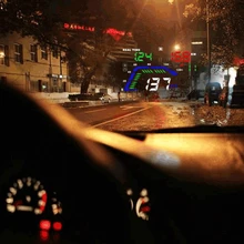 5.5 inch Q7 Digital GPS Speedometer Compatible with All Car Speed Projector Car HUD Auto Windshield Projector Head Up Display