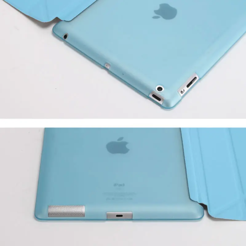 Красивый мягкий силиконовый чехол из ТПУ + умный подставка для apple ipad 2 3 4 тонкий