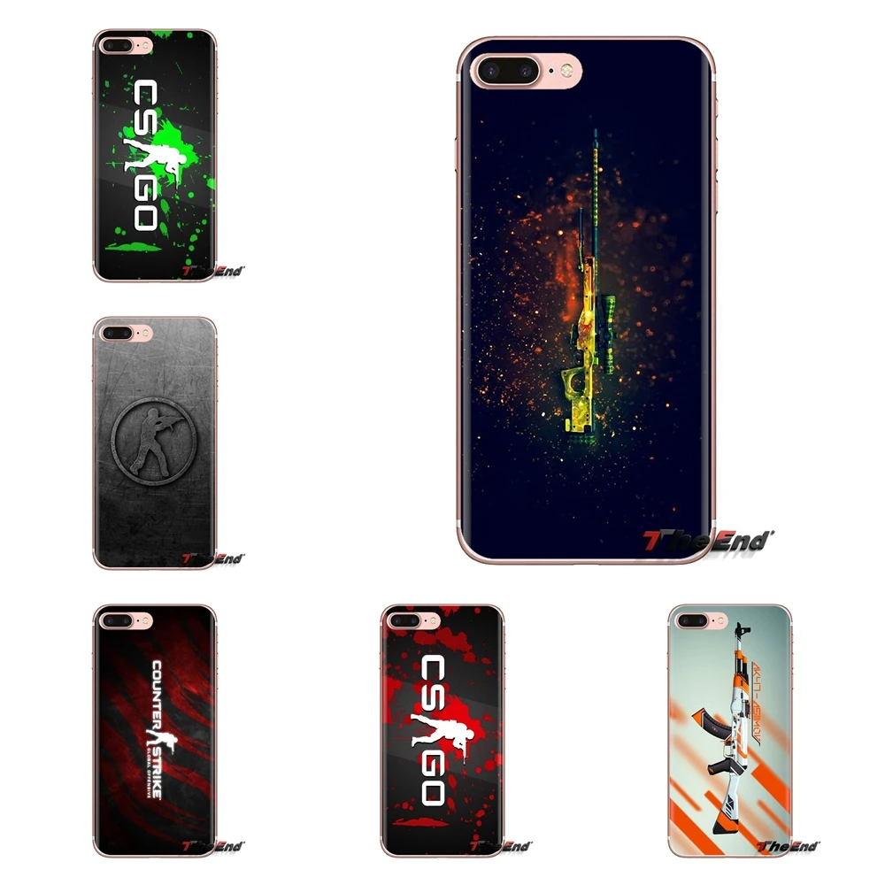 Прозрачные мягкие чехлы counter strike CS GO guns для Huawei Mate Honor 4C 5C 5X 6X 7 7A 7C 8 9 10 8C 8X 20 Lite Pro |
