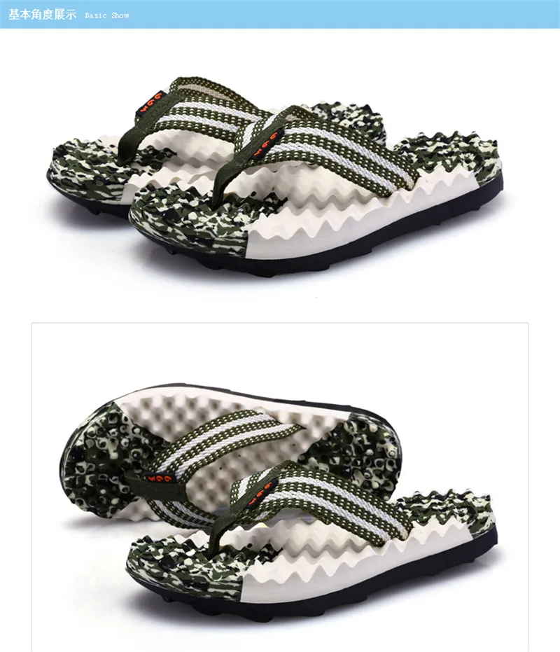 2017 Summer Cool Slippers Man Leisure Massage Flip-Flops Beach Shoes Antiskid Slippers Soft Plush Indoor Couple Home Slipper (7)