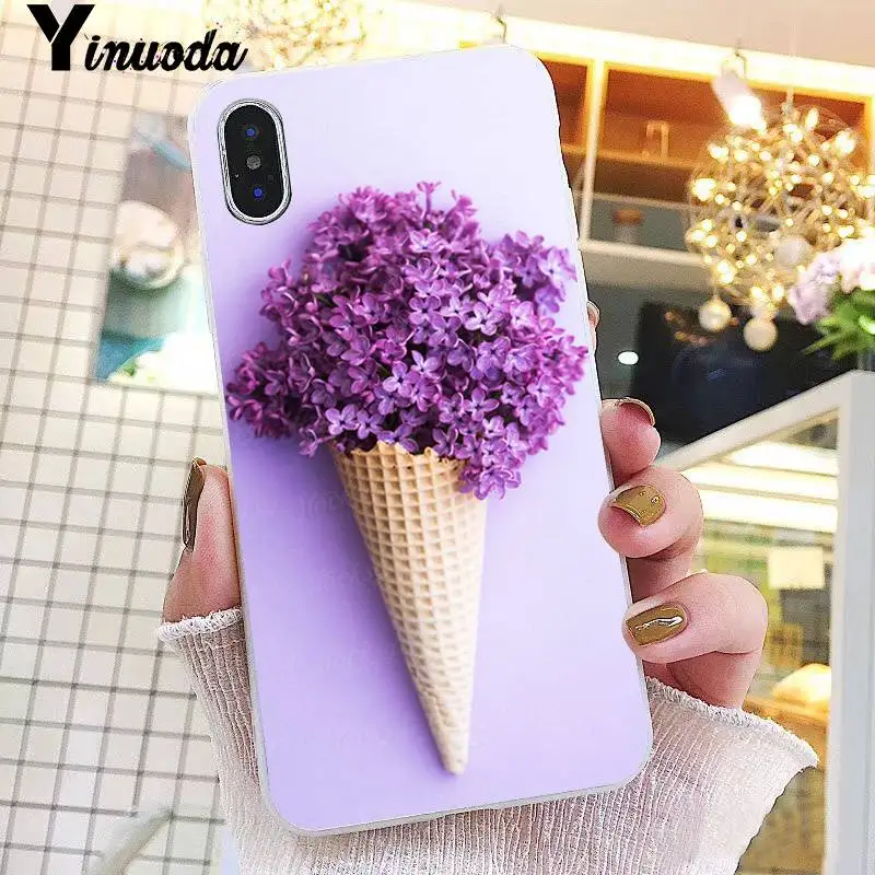 Simple lavender Purple flowers Ice cream