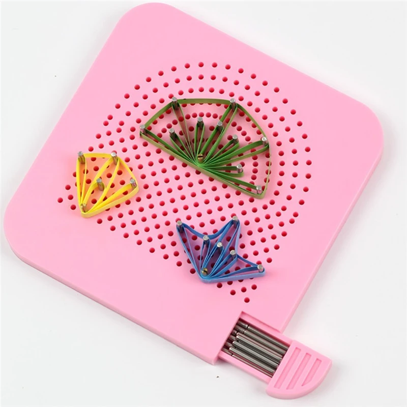

Handmade Quilter Grid Guide for Paper Folding Craft Child DIY Paper Origami Quilling Craft Scrapbooking Stamping Crimping Tools