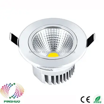 

(60PCS/Lot) Warranty 3 Years 100-110LM/W Dimmable LED Downlight COB LED Down Light 7W Recessed Ceiling Spotlight Bulb