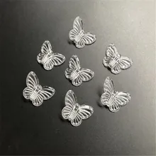 60 шт. пластиковая бабочка для струнного Света многоцветная светодиодная лампа декоративное освещение для улицы для Хэллоуина сад вечерние Рождество