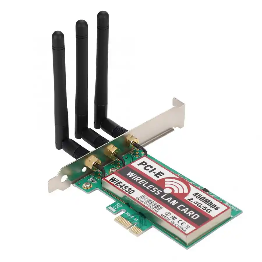 PCI E Wi Fi сетевая карта 450 Мбит/с 2 4G и 5G Двухдиапазонная WIE4530 основная настольная