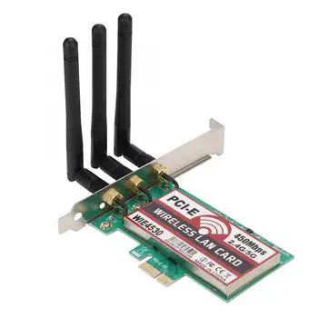 

PCI-E WiFi Network Card 450Mbps 2.4G&5G Dual Band Network Card WIE4530 Main Control Desktop Wireless Network Card for Intel 5300