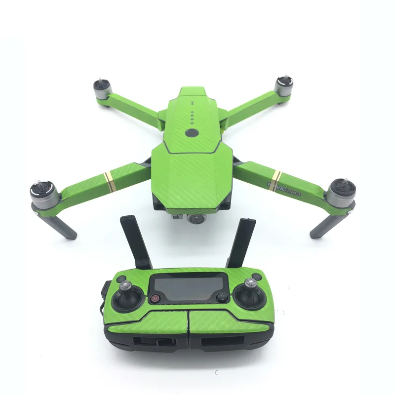 Waterproof Carbon Graphic Stickers Skin Decals Wrap Drone Body Remote Control Battery Arm tags for DJI
