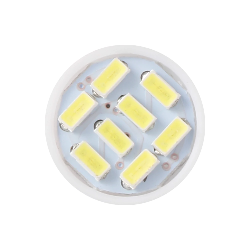 4Pcs White T10 8 SMD W5W LED Car Light Interior Instrument License Light Bulb Auto Accessories