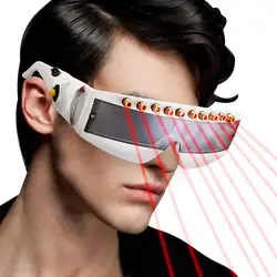 1 шт. сценические лазерные очки 10 мВт 635нм красные очки для защиты от лазерного излучения сценические DJ KTV очки для вечеринки на Рождество
