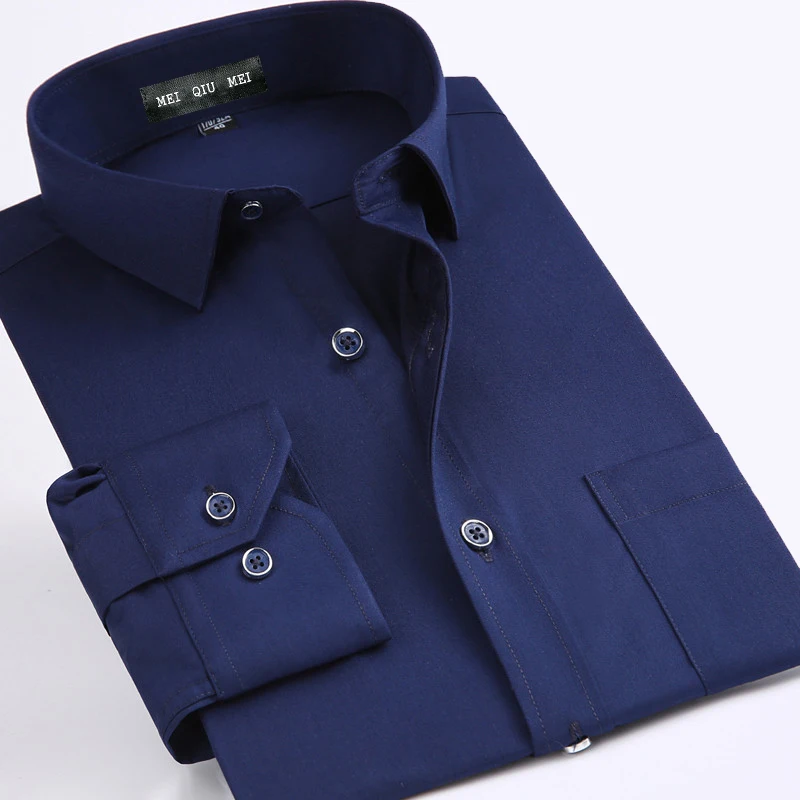 New Arrival Extra Large Male Longsleeve Shirt Spring Autumn Men's