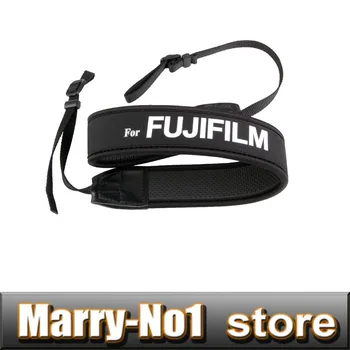 

White Logo Camera Neoprene Neck Shoulder Strap for Fuji Fujifilm XT10 X100T X100S x10 X20 X10 XM1 XE1 XE2 XA1 XA3 XA10