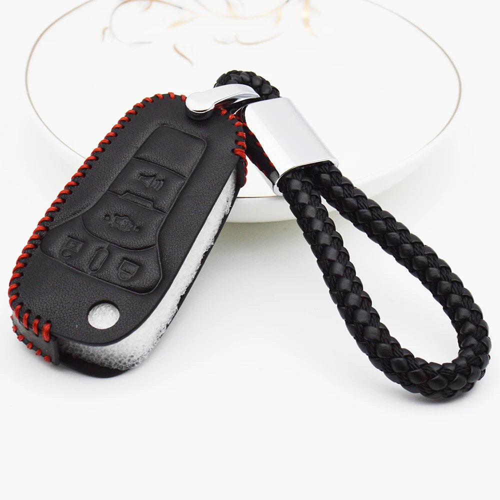 Ford leather key fob cover best sale