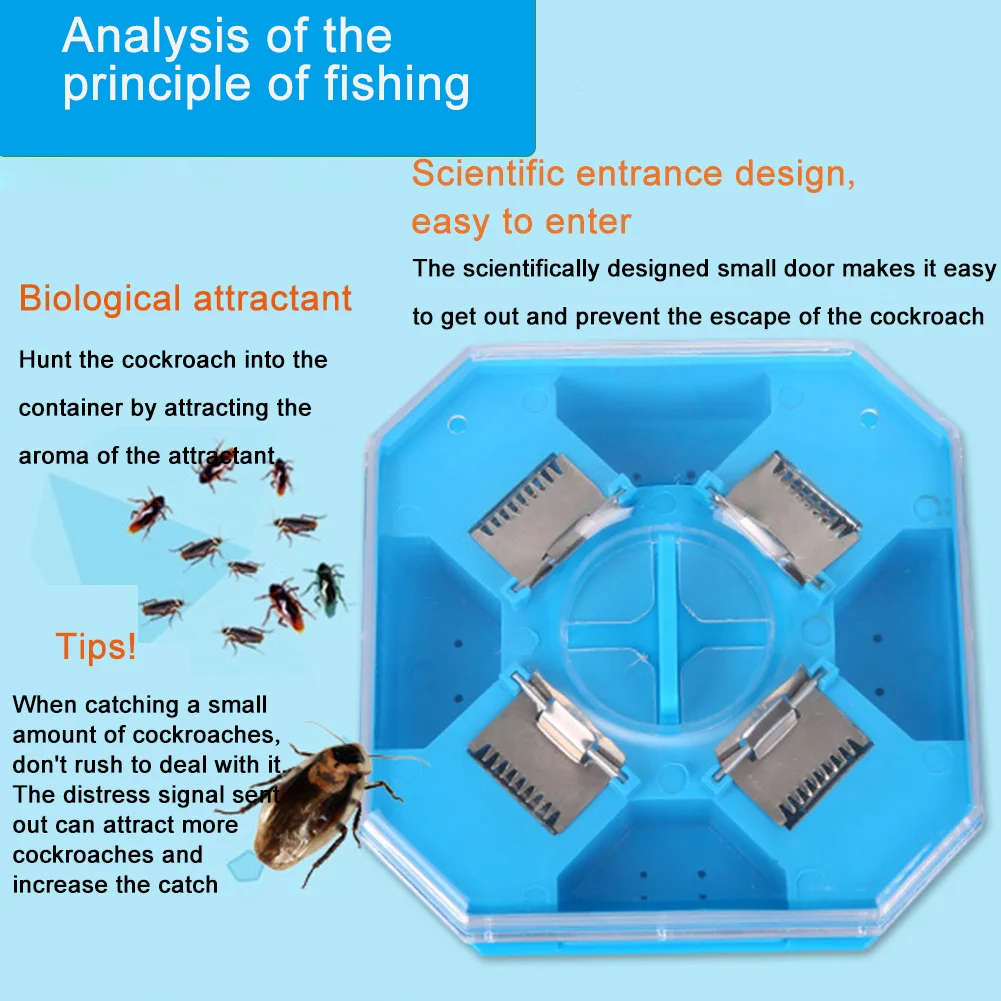 Инновационные практические таракан Catcher ловушка тараканы уничтожитель контроль за паразитами убийство приманки коробка безопасный