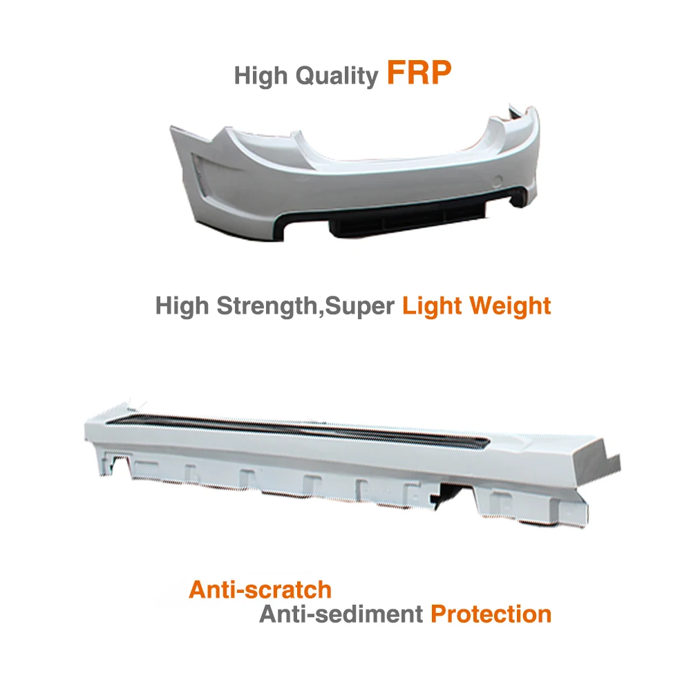 FRP Гоночная машина тела Наборы бамперы для укладки для BMW 5 серия F10 LCI 520i 528i 530i седан 4-дверь 2011