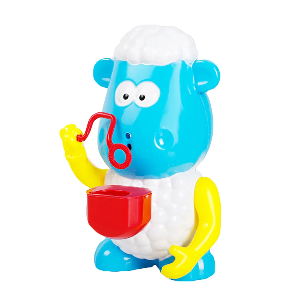 

Bubble Toys For Children Cute Sheep Automatic LED Music Bubble Machine Toy Bubble Blower Maker Party Summer Outdoor Toy