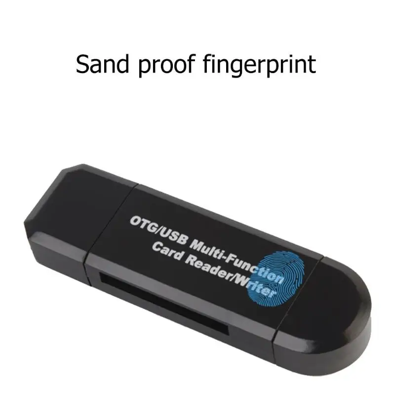 2 в 1 Многофункциональный USB кард-ридер Micro USB OTG к USB2.0 адаптер для Android телефона ПК высокое качество кард-ридер