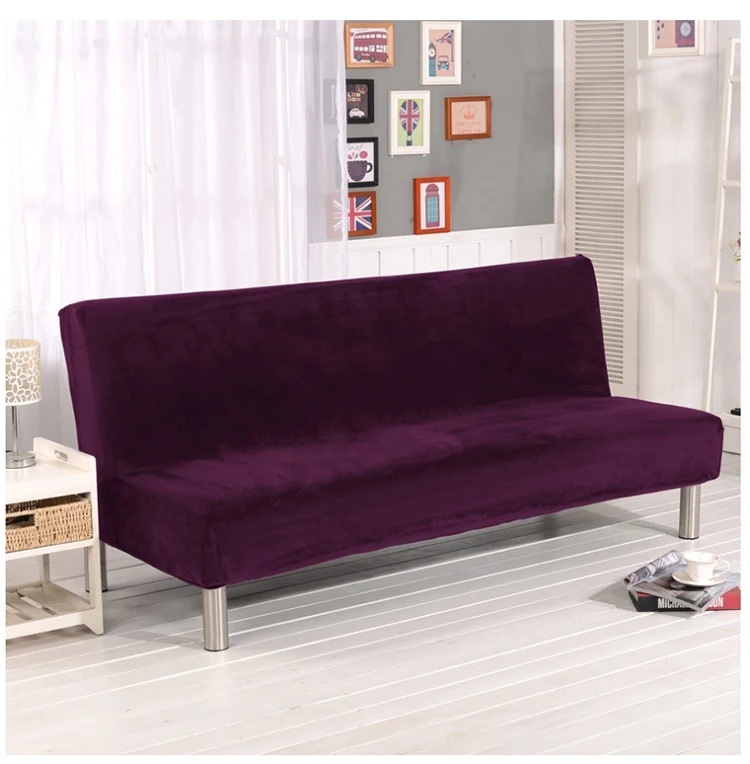 sofá de estúdio longo sofá cama capas