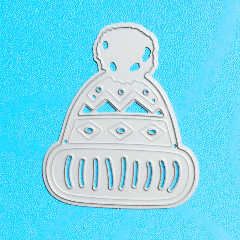 

YLCD196 Christmas Hat Metal Cutting Dies For Scrapbooking Stencils DIY Cards Decoration Embossing Folder Die Cuts Template Tools