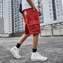 Summer Fashion Casual Men Shorts Knee Length Big Pocket Leisure Cargo Shorts Camouflage Streetwear Hip Hop Shorts Men Summer Fashion Casual Men Shorts Knee Length Big Pocket Leisure Cargo Shorts Camouflage Streetwear Hip Hop Shorts Men