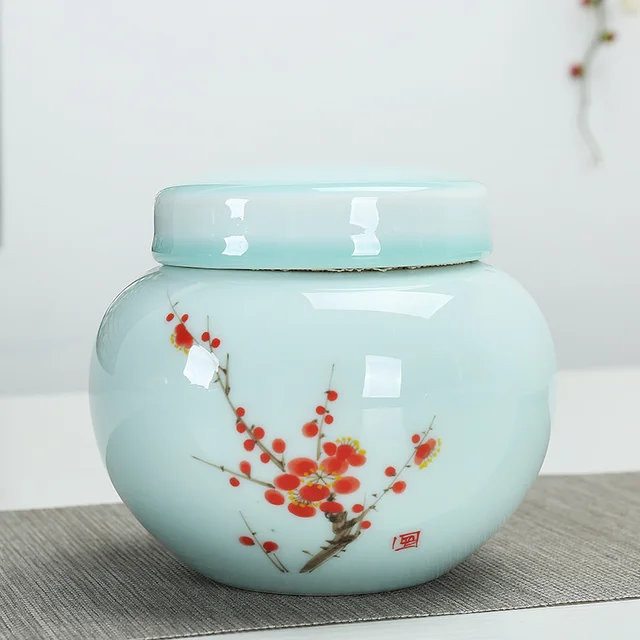 Clic Tea Pot Co Pottery Small Storage Jar Caddy Clic Tea Pot Co Pottery Small Storage Jar Caddy Container Ceramic Kitchen Canister Set With Lid
