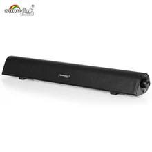 SUNNYLINK мощный бас BLUETOOTH Саундбар встроенный сабвуфер звуковая панель с BT+ USB аудио+ AUX входы для компьютеров/ТВ/ноутбуков