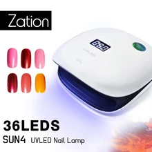 Зация ногтей UV лампы 36 Вт Сушилки для ногтей Таймер для лечения УФ гель лак для ногтей профессиональный для всех led гелевые ногти