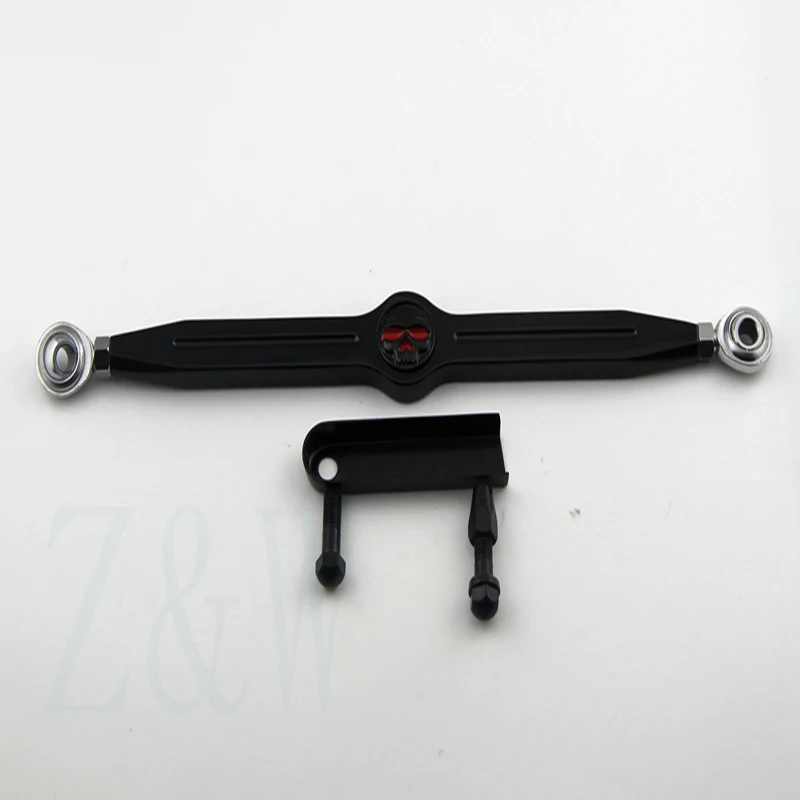 Free Shipping Black Skull Motorcycle Shift Linkage Link Cruiser For