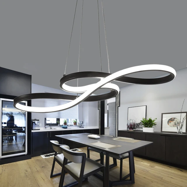 Veihao Modern Led Chandelier Music Notes Aluminium Used In Veihao Modern Led Chandelier Music Notes Aluminium Used In Restaurant Bars Bedroom Cafe Lighting Fixtures