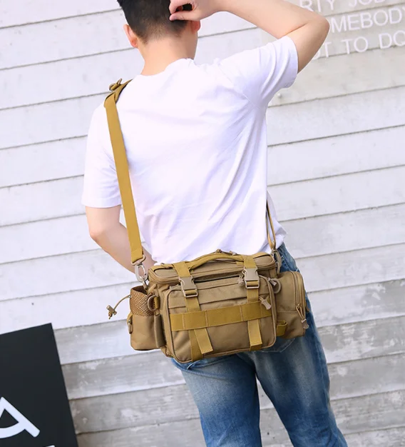 Bolsa de Artes de Pesca Bolsa de Pesca Bolsa ao ar Mochila de Nylon Portátil à Prova Multifuncional Ombro Livre Montanhismo Tático d' Água 7 Montanhismo Tático Mochila de nylon Portátil À Prova D' Água