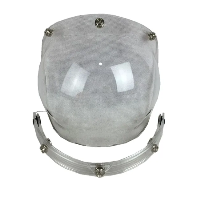 Motorcycle Vintage Helmet visor Lens General 3 button Bubble visors Mirror Helmet sunvisor