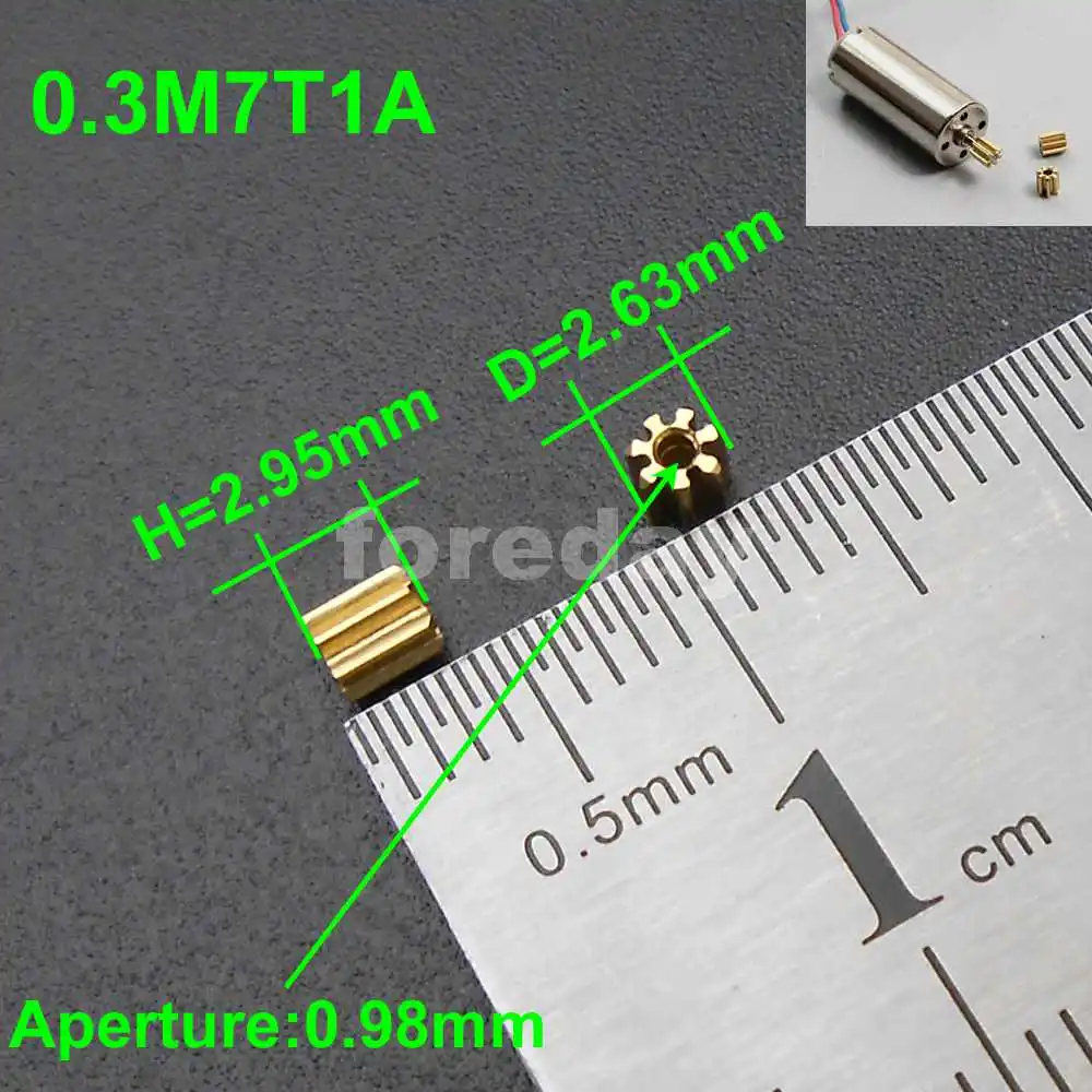 10PCS/LOT Copper Spur Gear Brass Gears 0.3M 0.4M 0.5M 0.5 Modulus Aperture 1MM 2MM 3MM 3.17MM 5MM 7T 8T 9T 10T 12T 14T 15T 16T