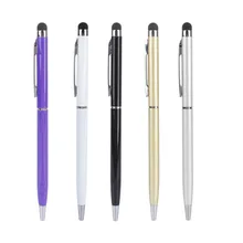 Стилусы для сенсорных экранов 0,7 мм Заправка 2 в 1 для мобильных телефонов и планшетных ПК емкостный стилус Шариковая ручка