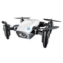 Global Drone S9W Foldable Mini Wifi FPV Drone with Camera HD Headless Mode RC Helicopter Quadrocopter Pocket Dron VS JJRC H31