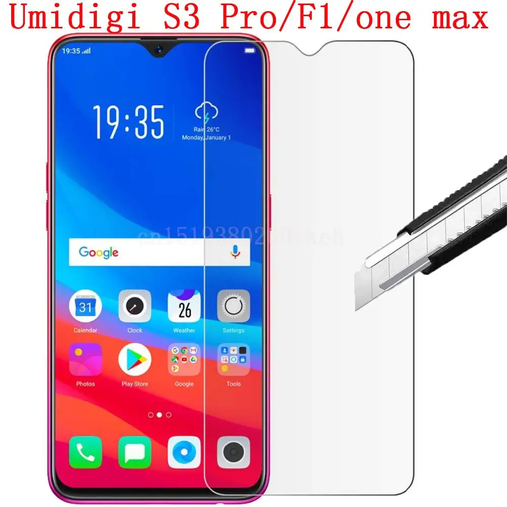 

Tempered Glass For UMIDIGI S3 Pro Screen Protector 2.5D 9H Premium Protective Film For UMIDIGI F1 one Max cover Case