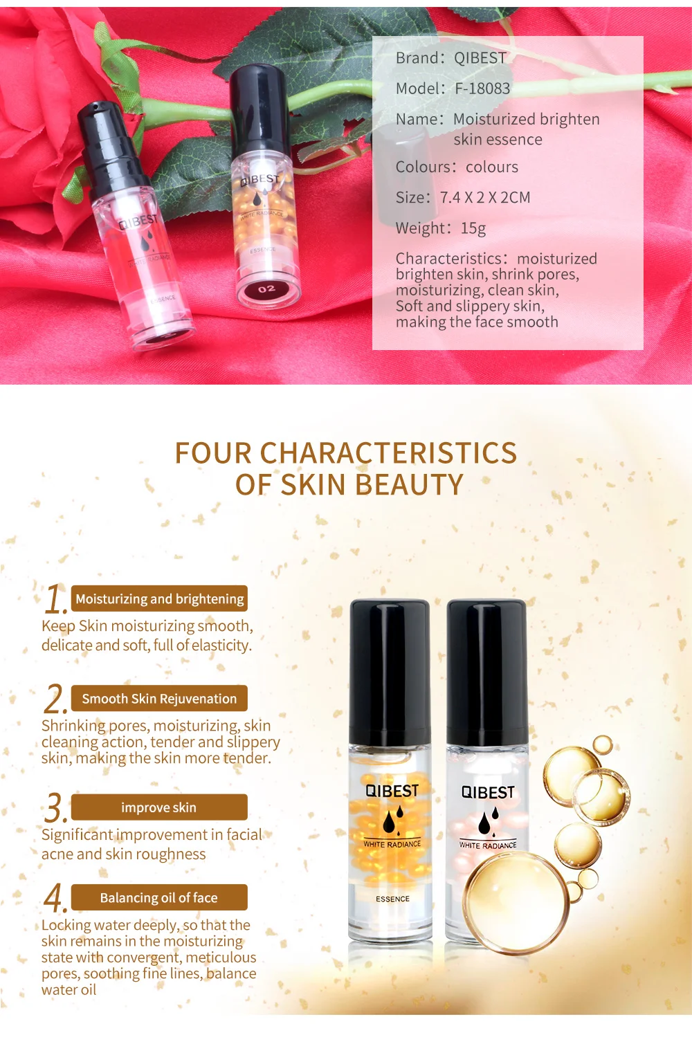 2019 Pearl Flower Essence Oil Makeup Primer Makeup Base Face Essential Oil Primer Foundation Moisturizer Anti-aging Skin Care 2019 Pearl Flower Essence Oil Makeup Primer Makeup Base Face Essential Oil Primer Foundation Moisturizer Anti-aging Skin Care